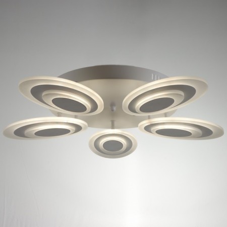 Люстра 114К006992 LED 90Вт белый 70x70x10 см.-1