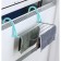 Drywall for linen on a radiator, 45 × 23.5 × 18 cm, color gray color