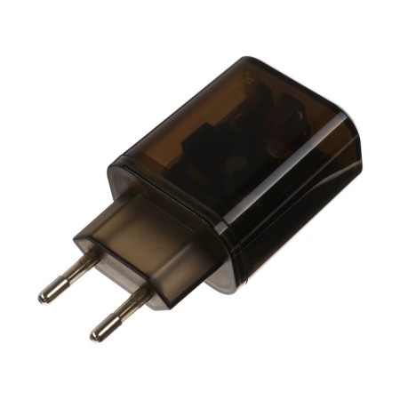 Network charger MAIMI C91, USB, 3 A, Type-C, 3 A, PD, translucent-2