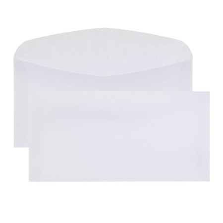 Postal envelope E65 110 x 220 mm, without telling, without window, glue, 80 g/m2