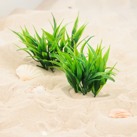 The artificial aquarium bush, 10 cm, green-1