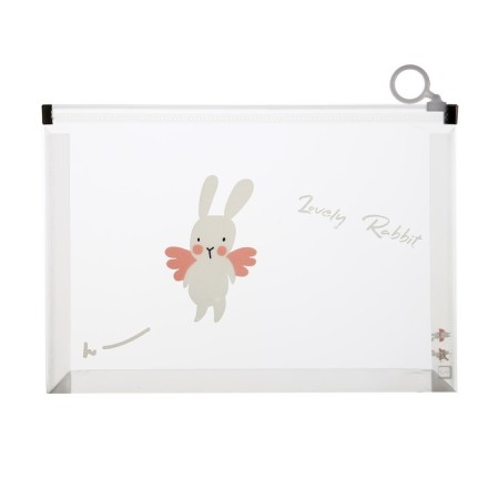 Lightning folder-convert format A5, 180MKR, with a drawing "Bunny", mix-3