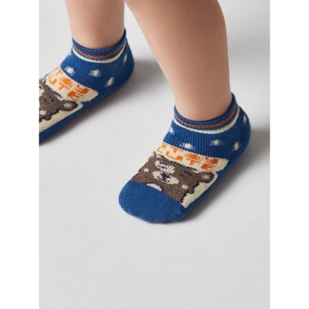 Anti-slip children's cotton Conte kids sof-tiki, size 10, Blue color