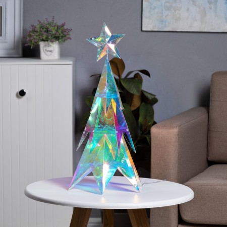 LED figure "Christmas tree" 27 × 53 × 23 cm, plastic, usb, glow white glow-1