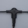 Garland "Curtain" 2 × 1.5 m, IP65, UMS, dark thread, 360 LED, glow warm white, white flicker, 220 V