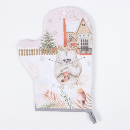 Mitten-Open Ethel "Beasts in the City" 20x28 cm, 100% HL, Vatin 250 g/m2-2