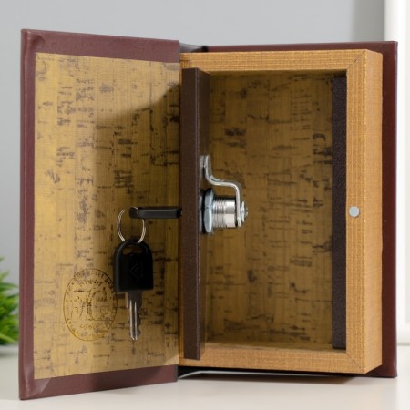 Safe tree Book to the leatherette "Family History" 17x11x5 cm-2