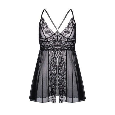 Baby-dollar combination with a cut in front of Erolata Nataliya, black (50-52)-6