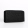 Women's wallet with lightning, black color
