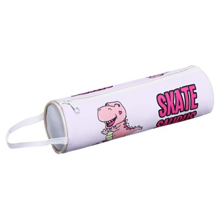School Penal Tobus on the zipper "Dinosaurus" Calligrata, pink