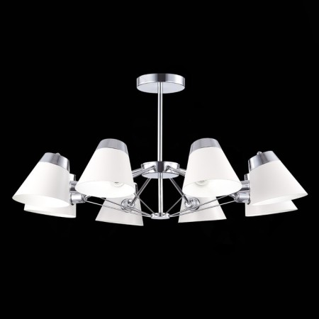 Ceiling EVOLUCE lamp. Sle155802-08. Vario. 8x40 watts, E14, 80x80x38 cm, chromium color-1