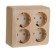 Sketch "Study" Sche PA16-208D, 16 A, four-seater, with salary, external, pine color