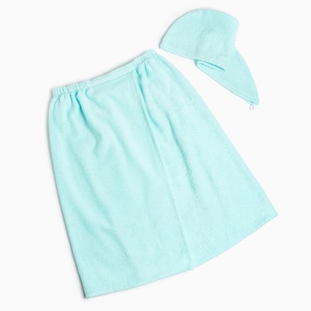 Supply Stew and I: Pareo towel 68*150cm + Chalma, central blue, 100%HL, 320 g/m2-6
