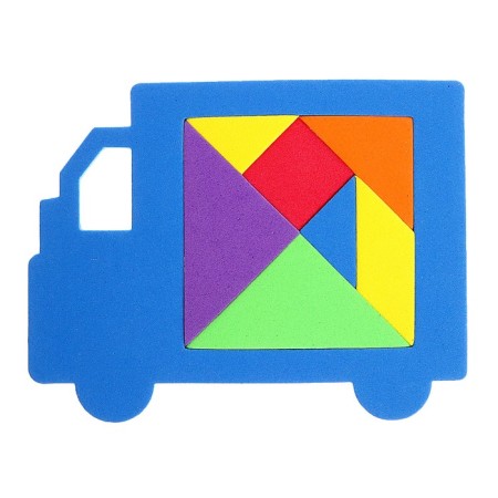 Tangram "Truck", Mix colors-3