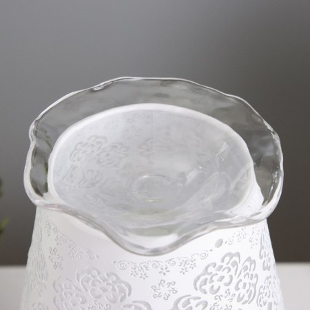 Aroma lace with backlight "pattern" E27 40W+RGB white 13x13x30 cm-7