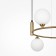 Suspension lamp Maytoni Mod013PL-04BS1, 4XG9, 25W, 39x39x178 cm, brass color