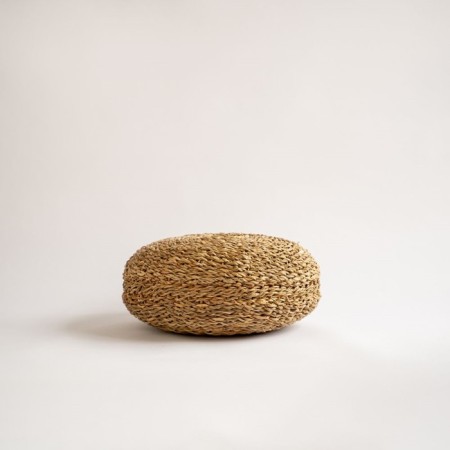Puff Round "Sauer", diameter 20x40 cm, natural color-2