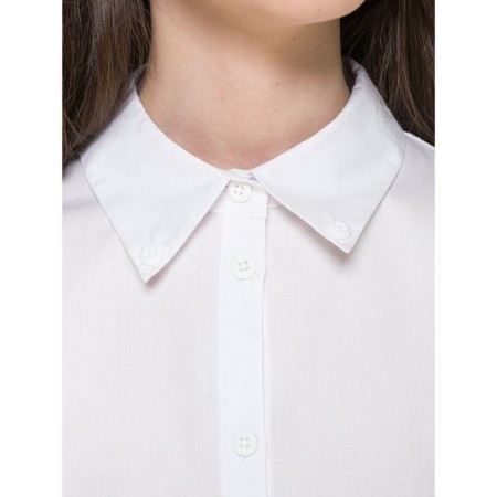 Blouse for girls, height 122 cm, white color-4