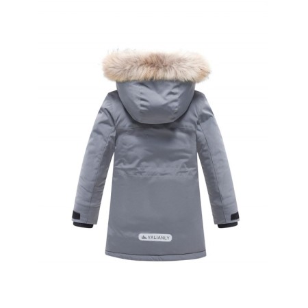 Winter park for a boy, height 122 cm, gray color-1