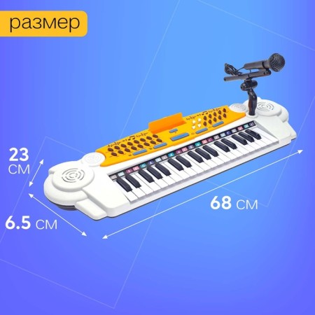 Synthesizer "Melody", 37 keys, with a microphone-1