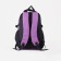 Youth backpack from textiles, rise, 2 parts on lightning, 3 pockets, lilac color