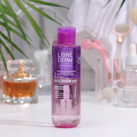 Two -phase micellar water Librederm Miceclean Sense to remove makeup, 150 ml