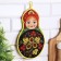 Group "Matryoshka", Khokhloma, Souvenir, 29x20 cm