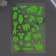 Plastic sticker phosphorus "amazing animals" mix 27x15.5 cm