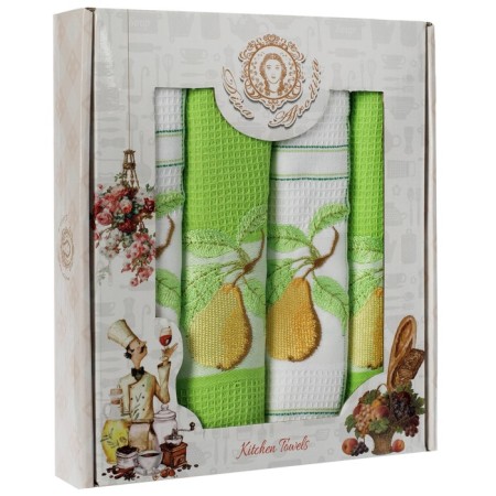 A set of wuffed napkins Diva Afrodita "Pear", size 45x65 cm, 4 pcs-1