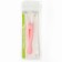 A spoon of children's silicone for feeding, pink color