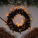 Garland “thread” 10 m, IP20, dark thread, 100 LED, yellow glow, 8 modes, 220 V