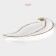 Fruit dish "leaf", 27 × 10.5 × 1.5 cm, white color
