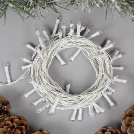 Garland "thread" 5 m, IP20, white thread, 50 LED, glow of multi, 8 modes, 220 V-1