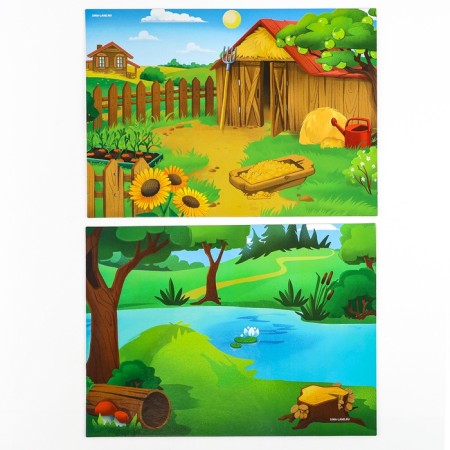 Magnetic game "Forest and Pets", 28 x 20 cm-4