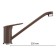 Kitchen mixer Ulgran U004-307, Terracotta Color