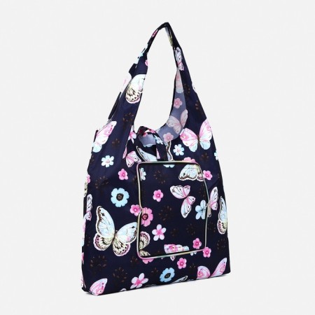 Household bag on the button, the color is blue-1