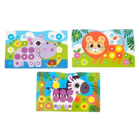 3D-brain with a screwdriver "Funny animals", in a suitcase-3