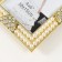 Photo frame 3081 10x15 cm "Pearls" plastic, col. gold