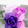 Soap roses, colored shades, set of 12 pcs.