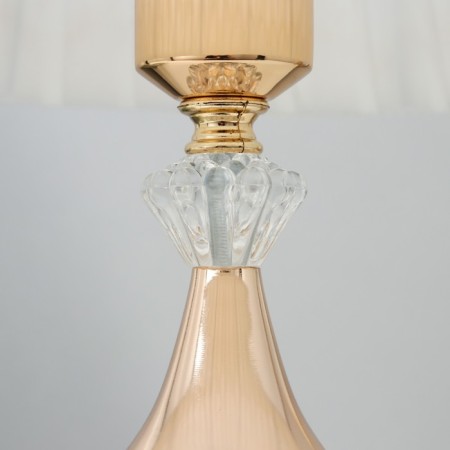 Table lamp 16434/1wt E27 40W white-gold 27.5x27.5x42 cm Risalux-6
