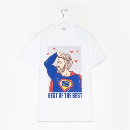 Men's T -shirt KAFTAN "BEST", White, p. 52-5