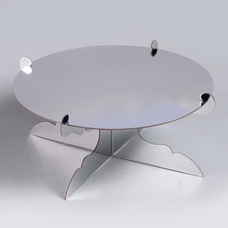 Cake stand, silver color-2
