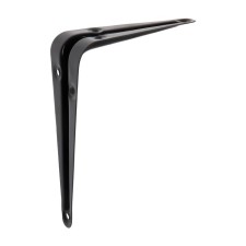 Bracket, 125x100x0.8 mm, black, 1 pc.