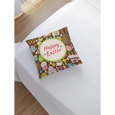 Decorative pillowcase "Easter holiday", on a zipper, size 45x45 cm-1