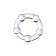 Toyfa A-Toys Brid, silicone, purple color, d 3.3 cm