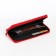 Women's wallet with lightning, red color
