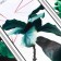 Sticker Plastic Interior triptych "Plants and geometry" set 3 sheets 29.5x61 cm