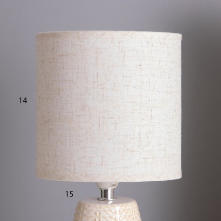 Table lamp "form" 1x40W E14 beige 14x14x29cm-2