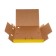 Archive folder on gum Calligrata, microhofrocarton, 75 mm, up to 700 l, yellow