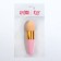 Makeup sponge with a drop “drop”, 10 × 2.5 cm, beige/pink color